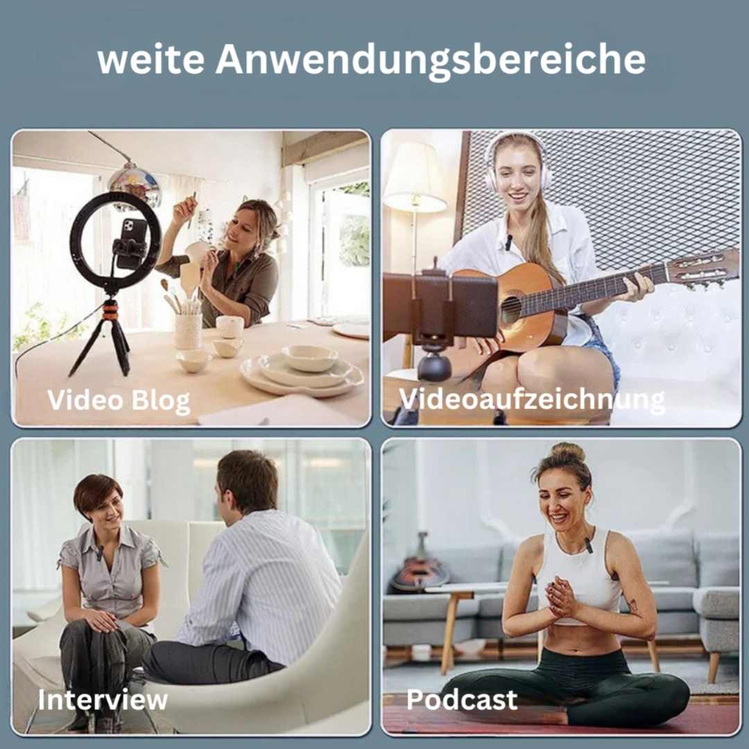 Hundespaziergang ohne Handy undeckbar - drahtloses Mikrofon