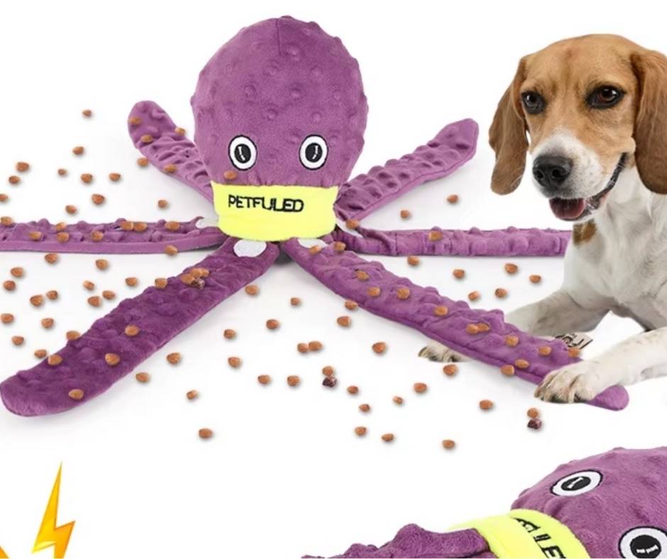 Titus der Tintenfisch Hunde Schnüffelschlange