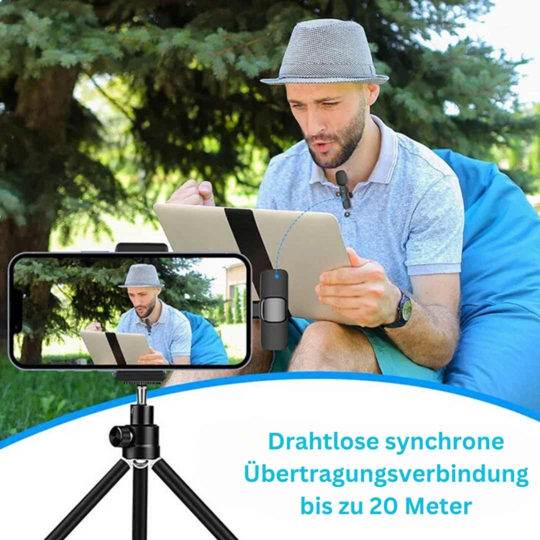 Hundespaziergang ohne Handy undeckbar - drahtloses Mikrofon