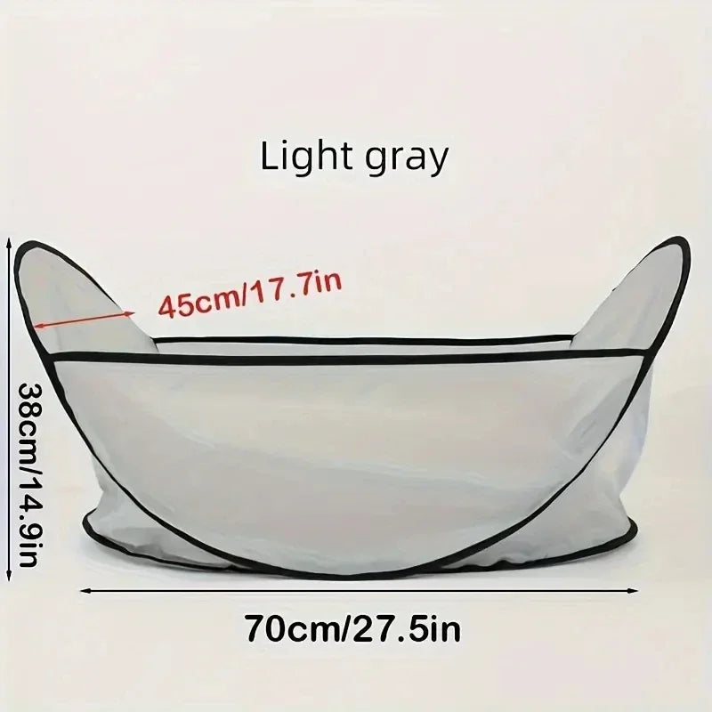 Hundehaarfänger-Zelt – wasserdichter, verstellbarer, ordentlicher Friseurumhang zum einfachen Trimmen und Rasieren von Hunden von eddy-store.de