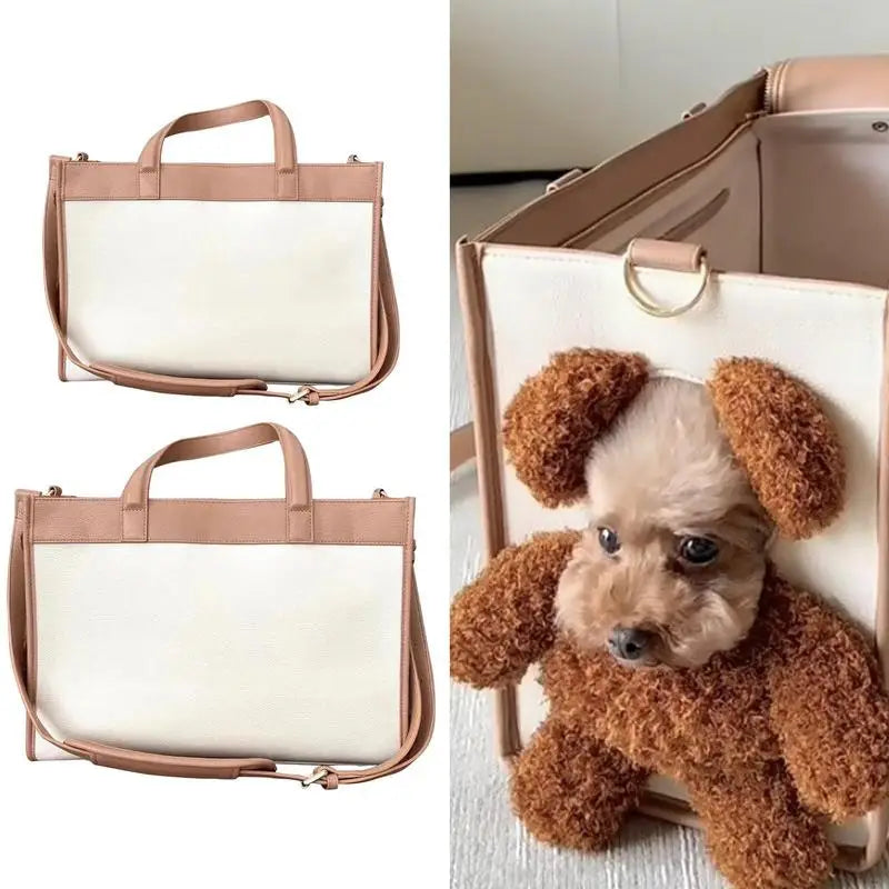 Stilvolle Hundetragetasche für kleine Hunde | Eddy Shop – Sicher & bequem unterwegs