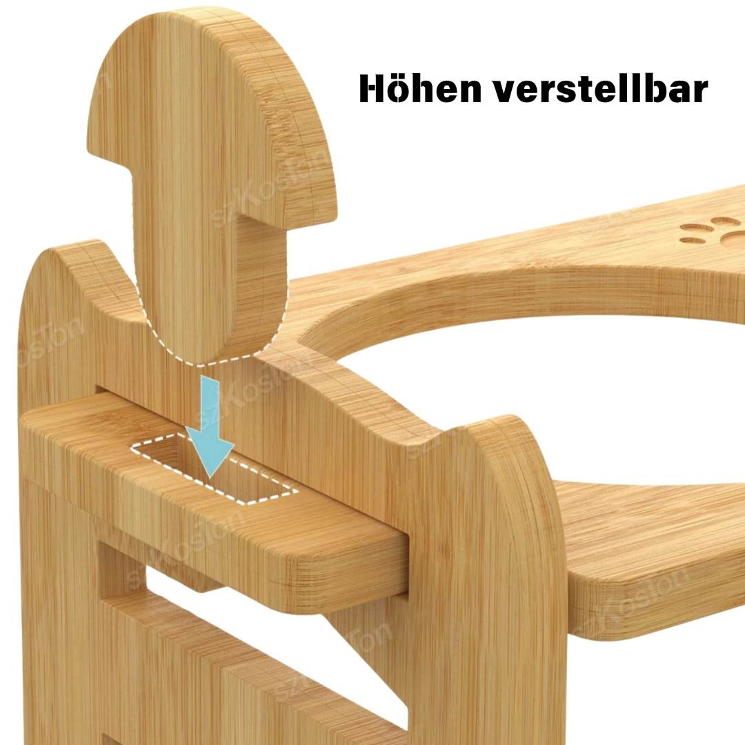 erhöhter Hundenapf höhenverstellbar