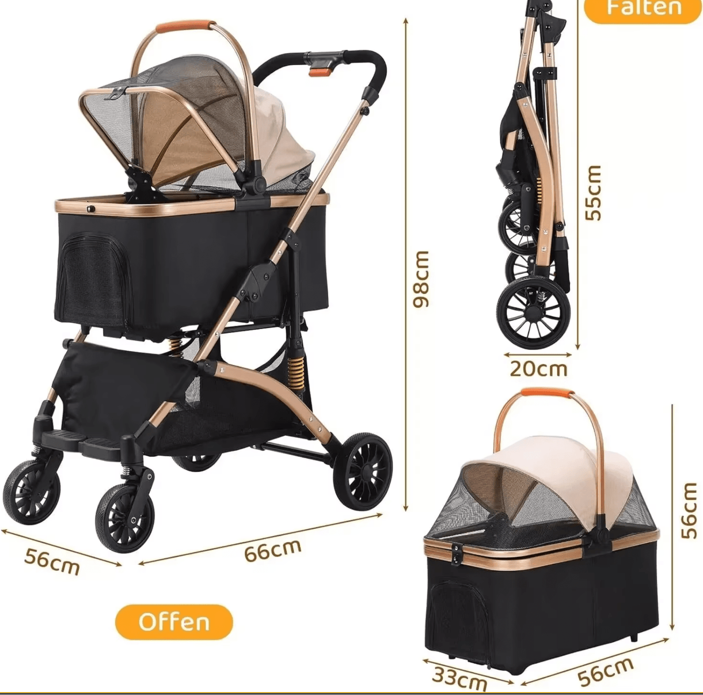 Hundekinderwagen - eddy shop