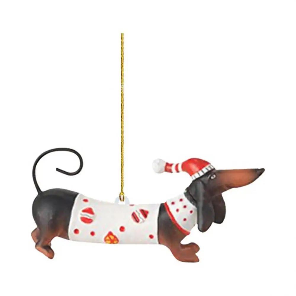 WeihnachtsanhÀnger Dackel - eddy shop