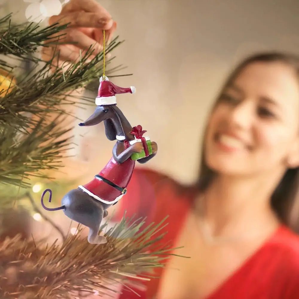 WeihnachtsanhÀnger Dackel - eddy shop