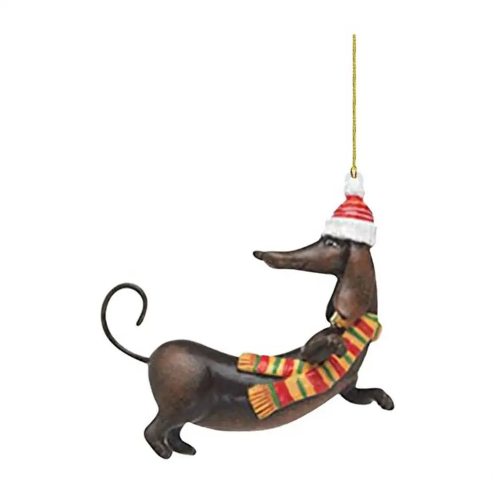 WeihnachtsanhÀnger Dackel - eddy shop