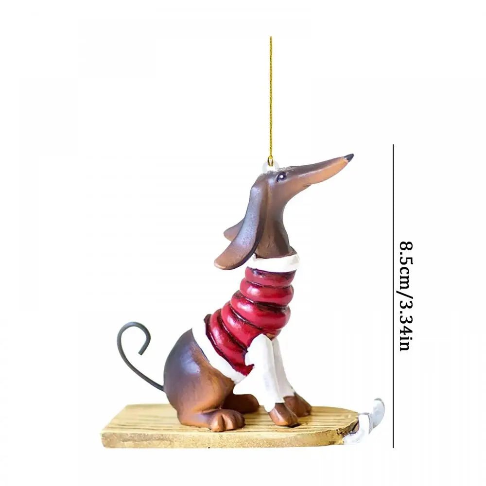 WeihnachtsanhÀnger Dackel - eddy shop