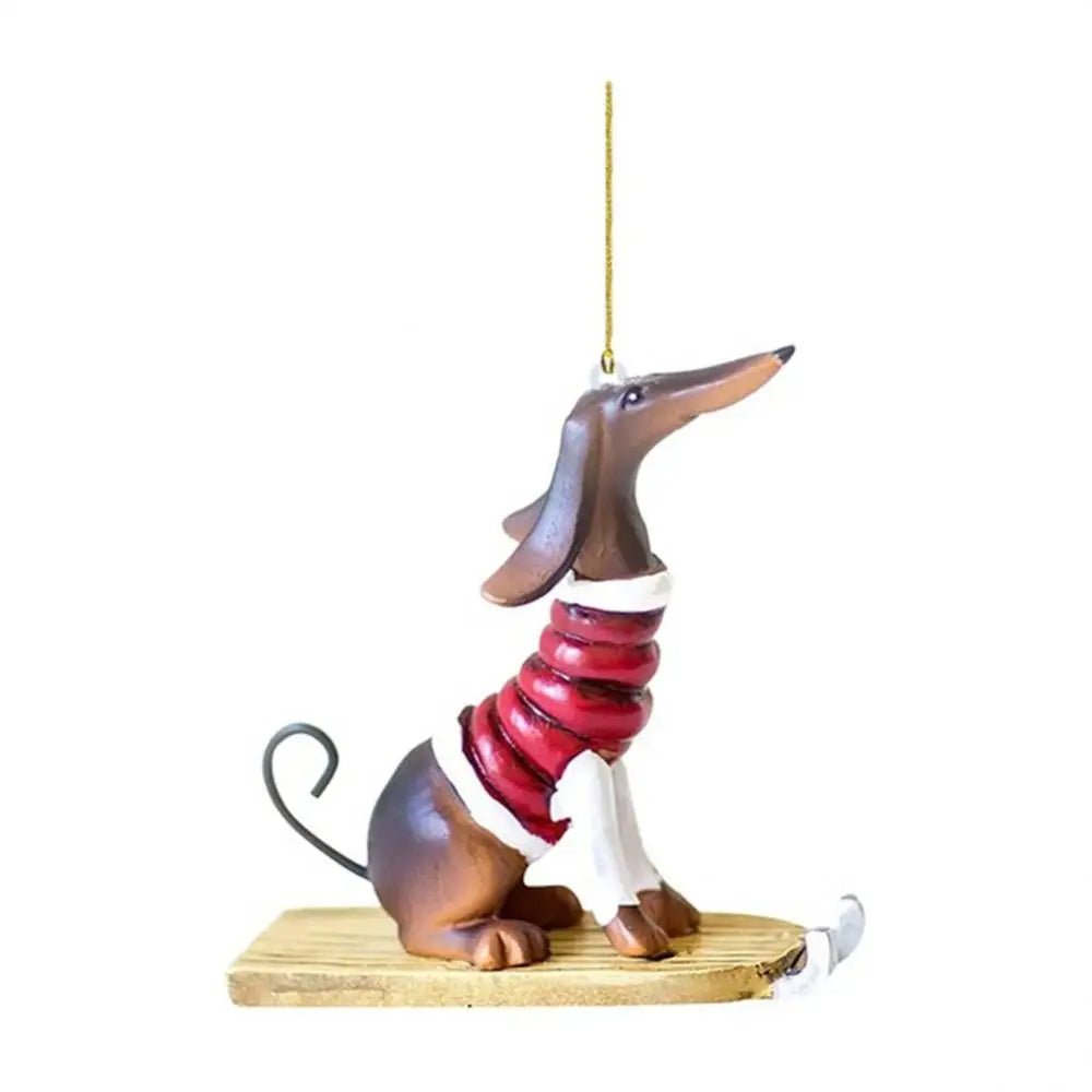 WeihnachtsanhÀnger Dackel - eddy shop