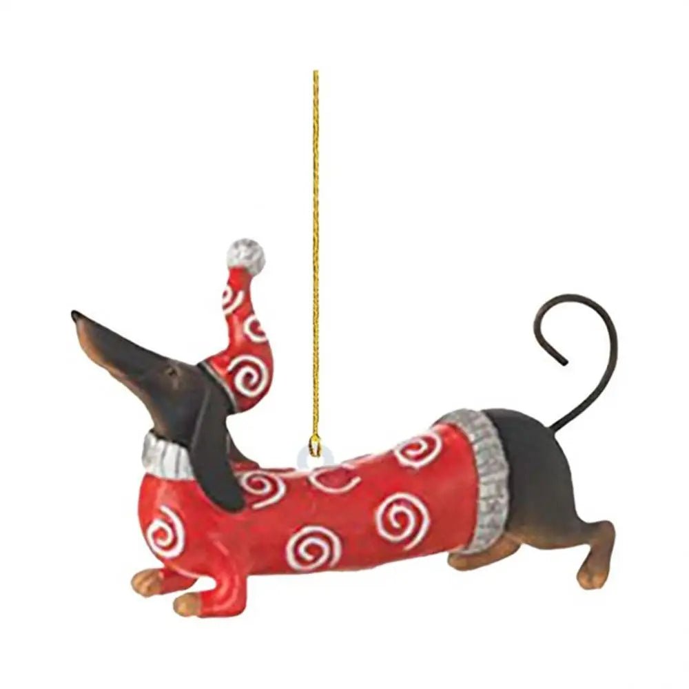 WeihnachtsanhÀnger Dackel - eddy shop