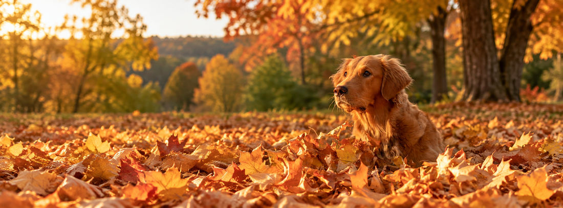 Hunde im Herbst  Gut durch nasse, kühle Tage
