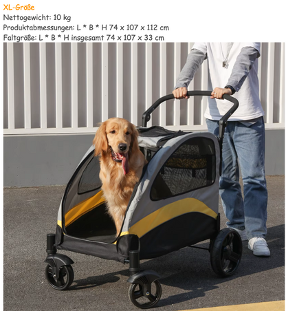 Ihr Hund und sein Buggy!