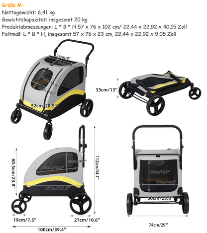 Ihr Hund und sein Buggy!