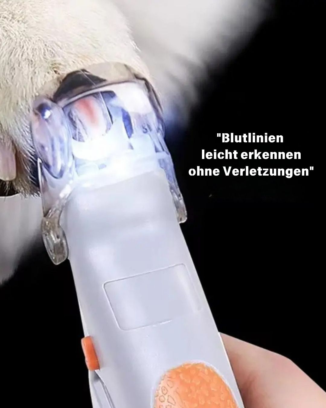Trimmgerät für Hunde Krallen mit LED-Licht