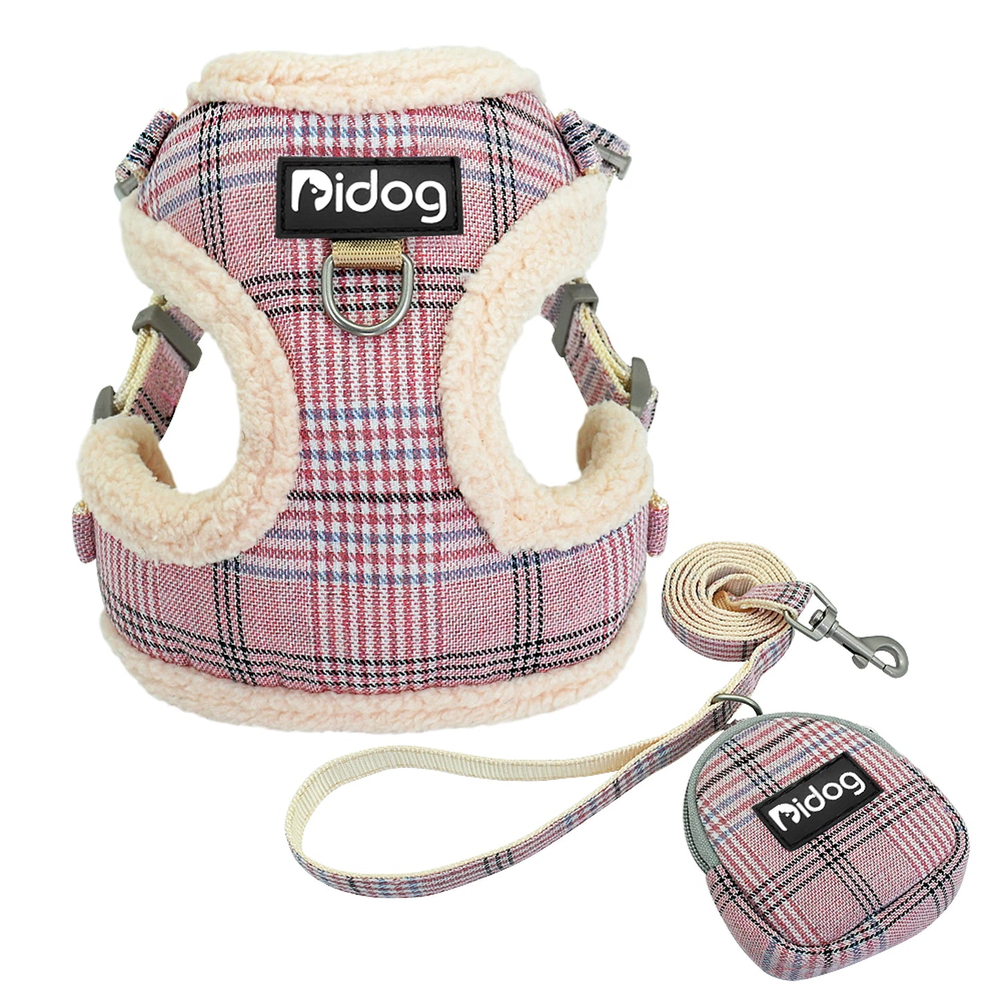 Hundegeschirr Warmes Fleece-Geschirr mit Leine