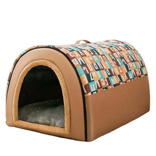 Hundehütte vereint Wärme