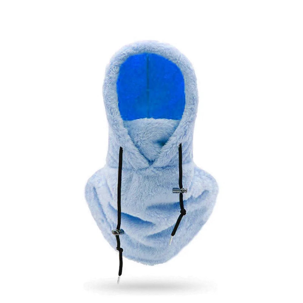Fleece-Kapuzenschal – warme Ohren auf der Gassirunde