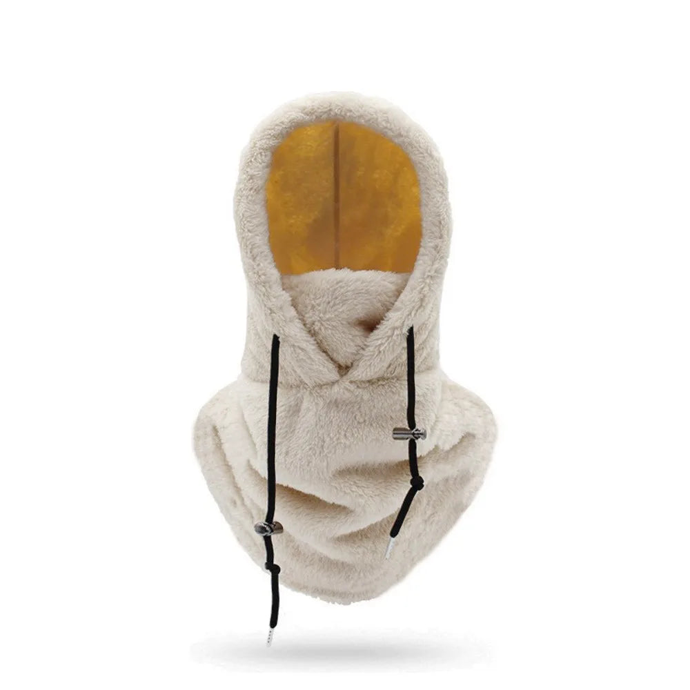 Fleece-Kapuzenschal – warme Ohren auf der Gassirunde