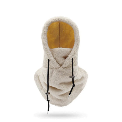 Fleece-Kapuzenschal – warme Ohren auf der Gassirunde