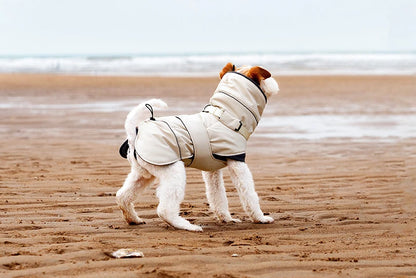 Winter-Hundemantel – warm, winddicht & mit Fleecefutter