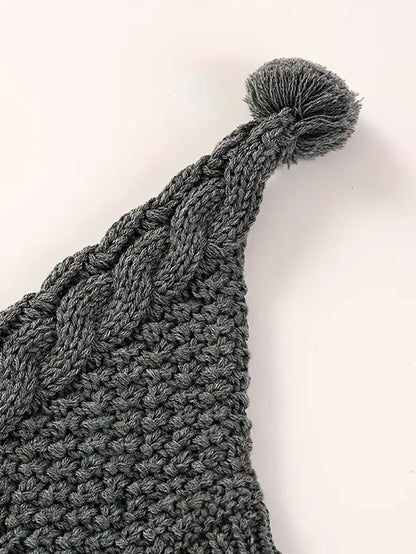 Gestrickte Hunde-Pudelmütze für Windhunde und empfindliche Hunde im Winter