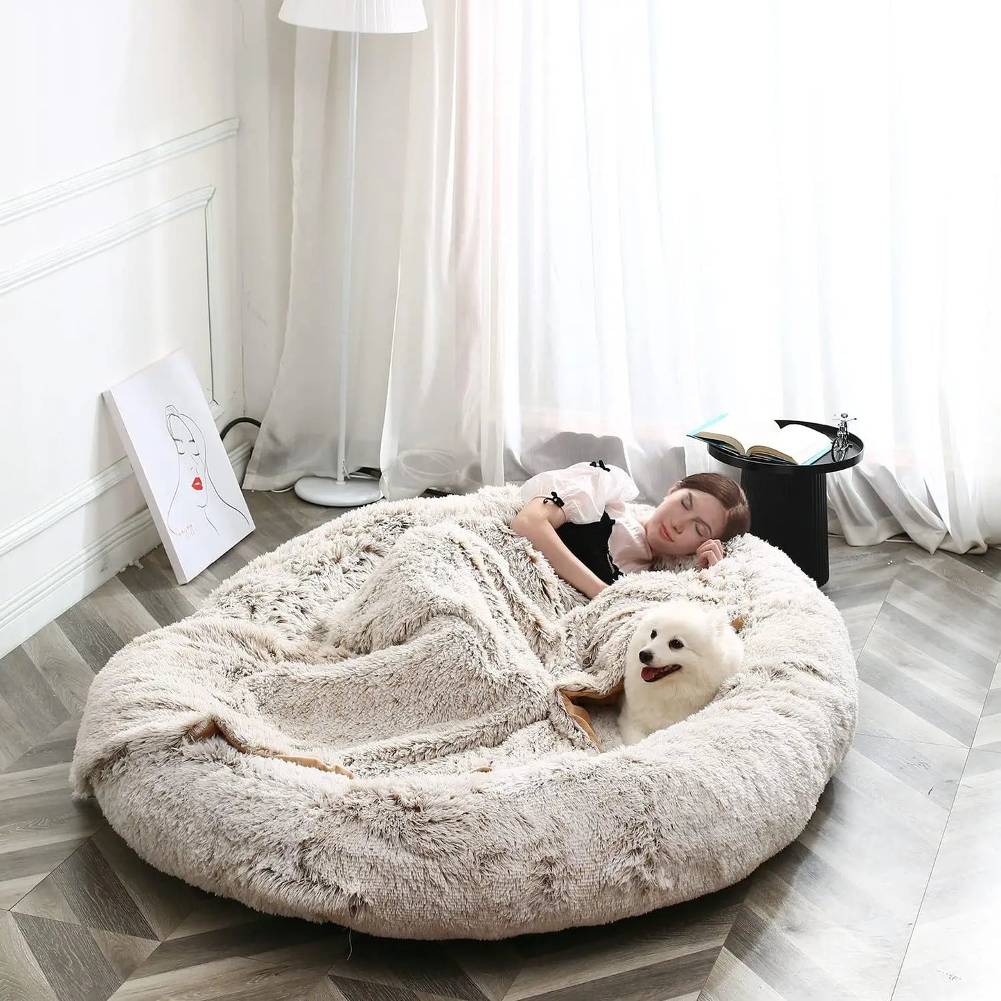 Hundebett für Mensch und Hund– Das Team-Bett