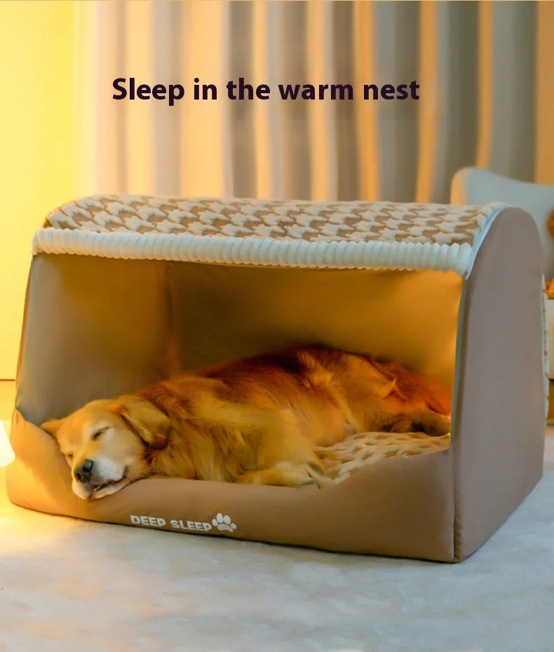 Gemütliches Hundebett aus Baumwolle, passend für kleine bis mittelgroße Hunde