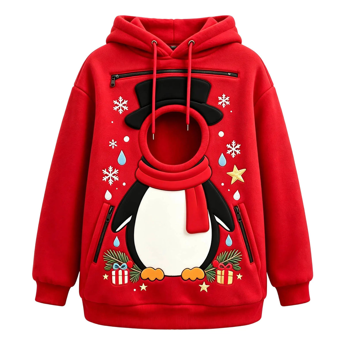 Hoodie mit Hundetasche und Katzentasche