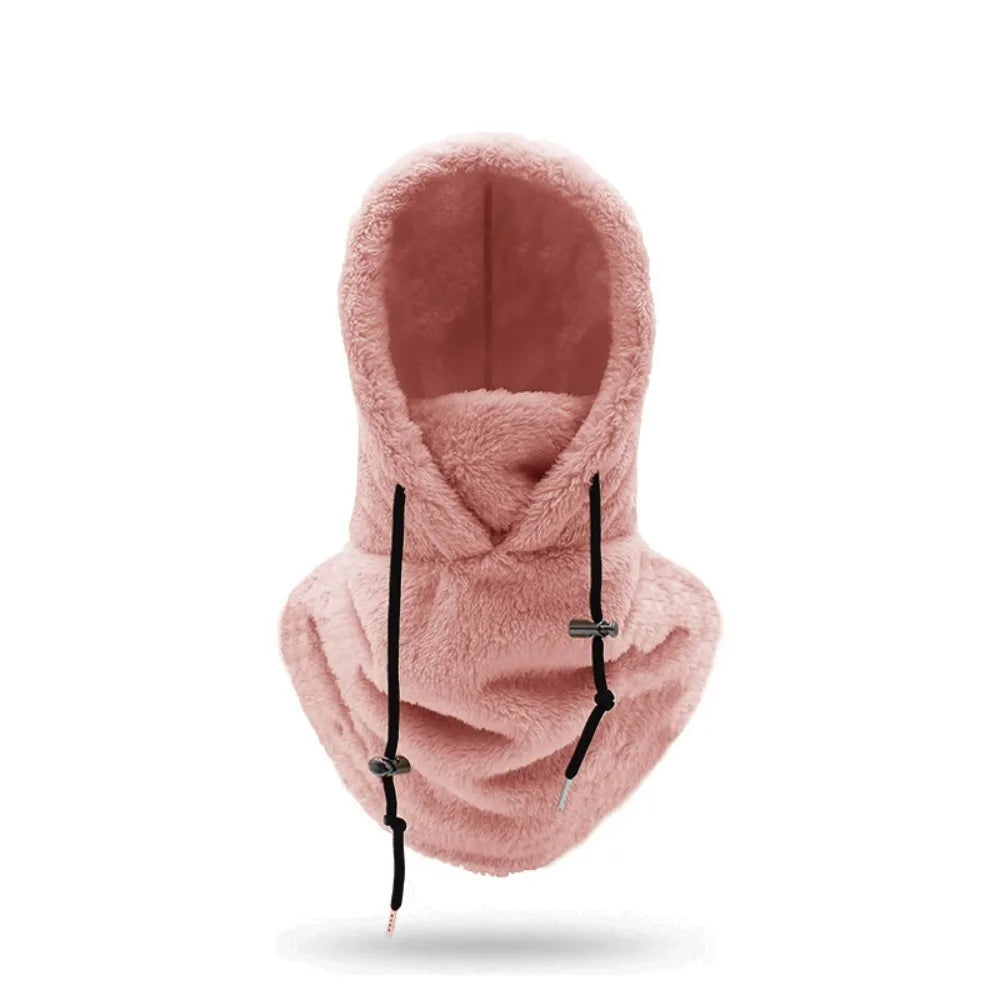 Fleece-Kapuzenschal – warme Ohren auf der Gassirunde