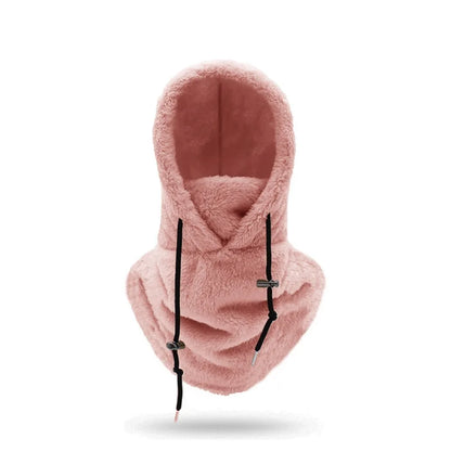 Fleece-Kapuzenschal – warme Ohren auf der Gassirunde