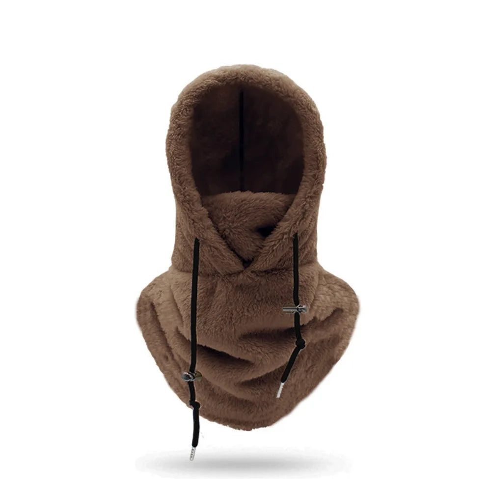 Fleece-Kapuzenschal – warme Ohren auf der Gassirunde
