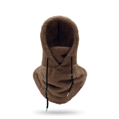 Fleece-Kapuzenschal – warme Ohren auf der Gassirunde