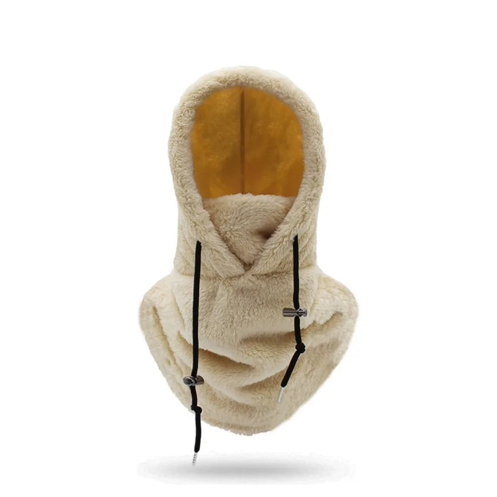 Fleece-Kapuzenschal – warme Ohren auf der Gassirunde