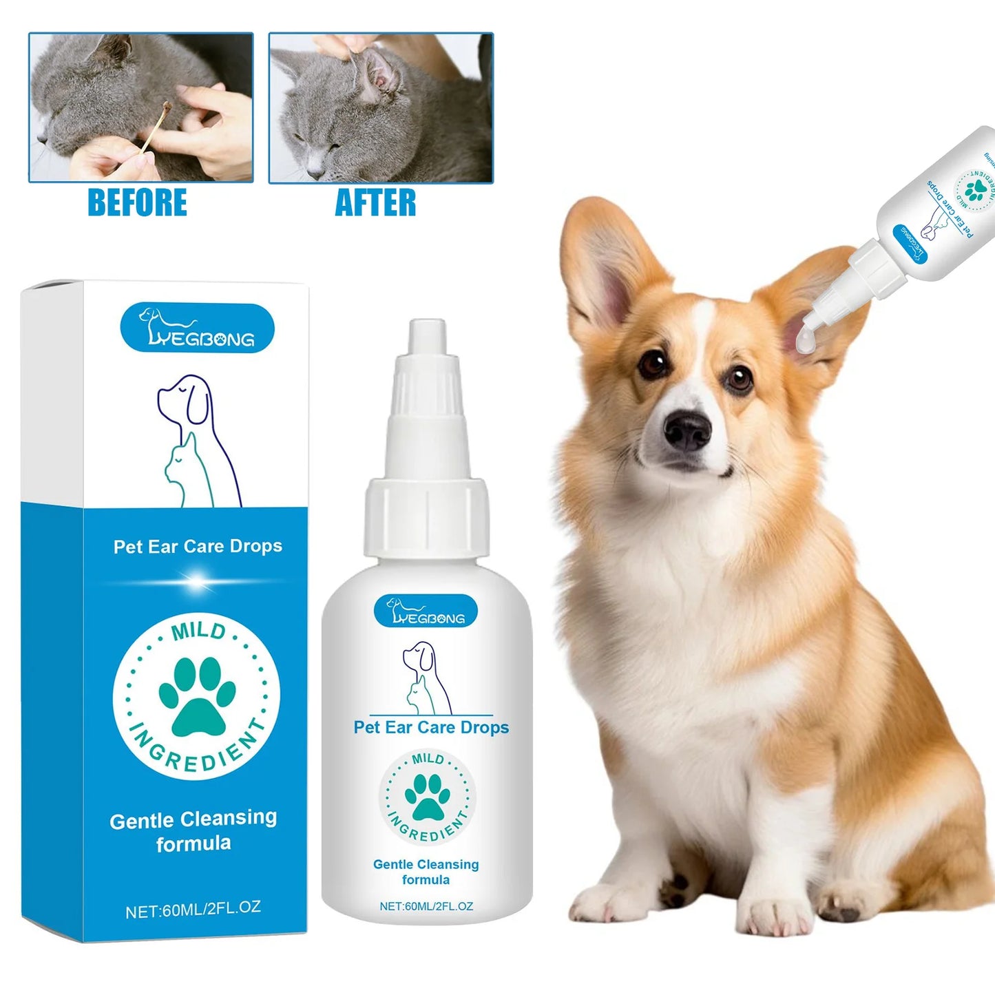 Ohrentropfen für Hunde Präzise Reinigung