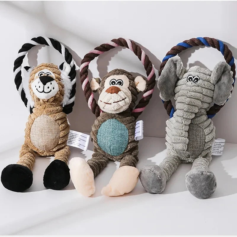 Hundespielzeug Löwe Leon Kuscheltier aus Plüsch