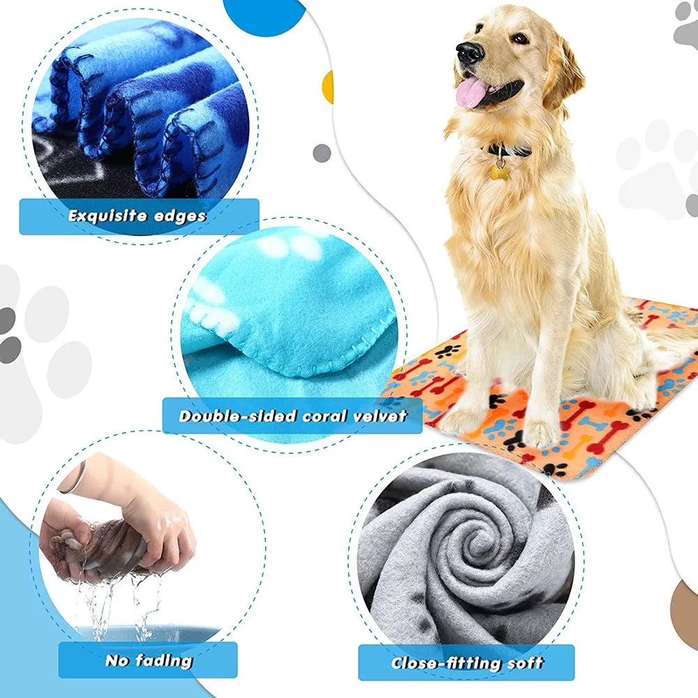 Welpendecke, weicher Fleece für kleine, mittelgroße und große Hunde jetzt in eddy-shop.de kaufen