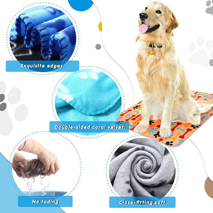 Welpendecke, weicher Fleece für kleine, mittelgroße und große Hunde jetzt in eddy-shop.de kaufen