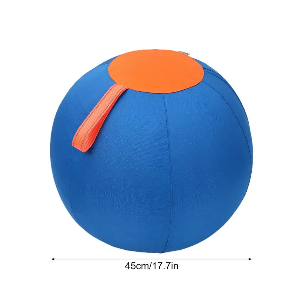 Blauer Hundeball riesengroß 45 cm zum spielen aus dem eddy-shop.de