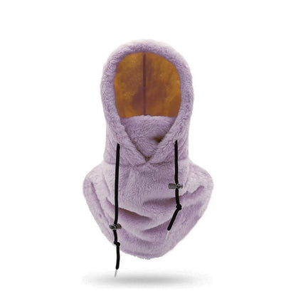 Fleece-Kapuzenschal – warme Ohren auf der Gassirunde