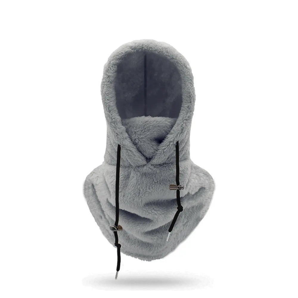 Fleece-Kapuzenschal – warme Ohren auf der Gassirunde