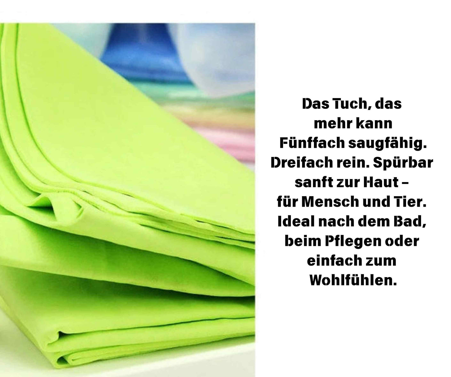 Ein weiteres Handtuch für Hunde – aber keines wie jedes andere!