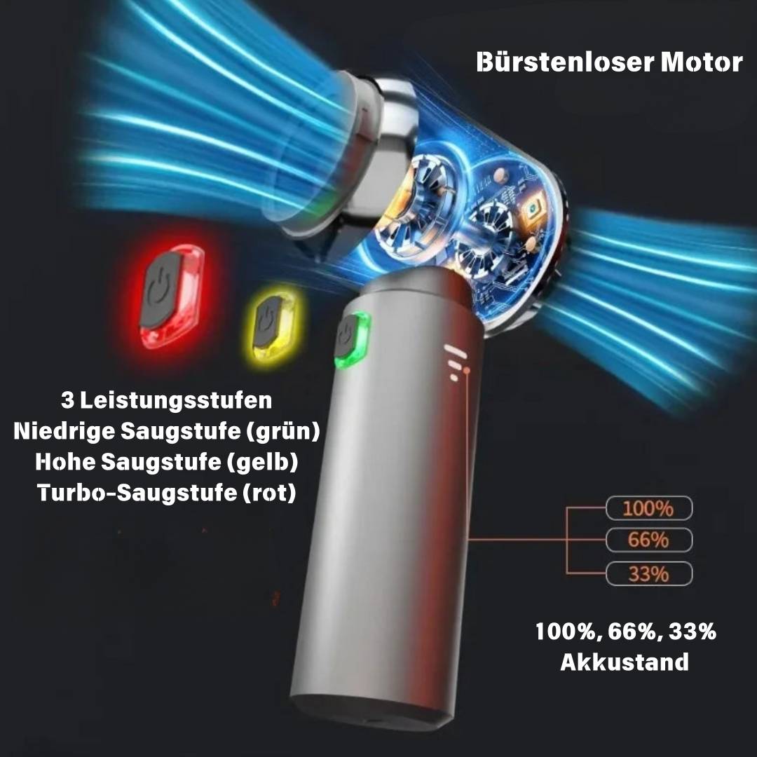 Hundehaar Akku Handsauger