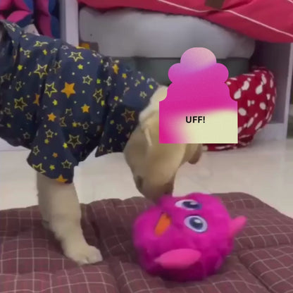 Hundespielzeug  Fluffi das furchtlose Monster sensorisch stimulierendes